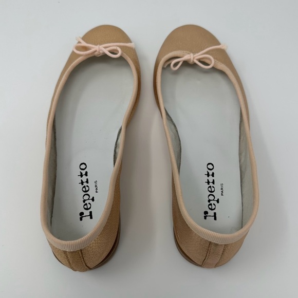 Repetto French CENDRILLON BALLET FLATS. Rose gold. French size 37. New no box. - Picture 3 of 4